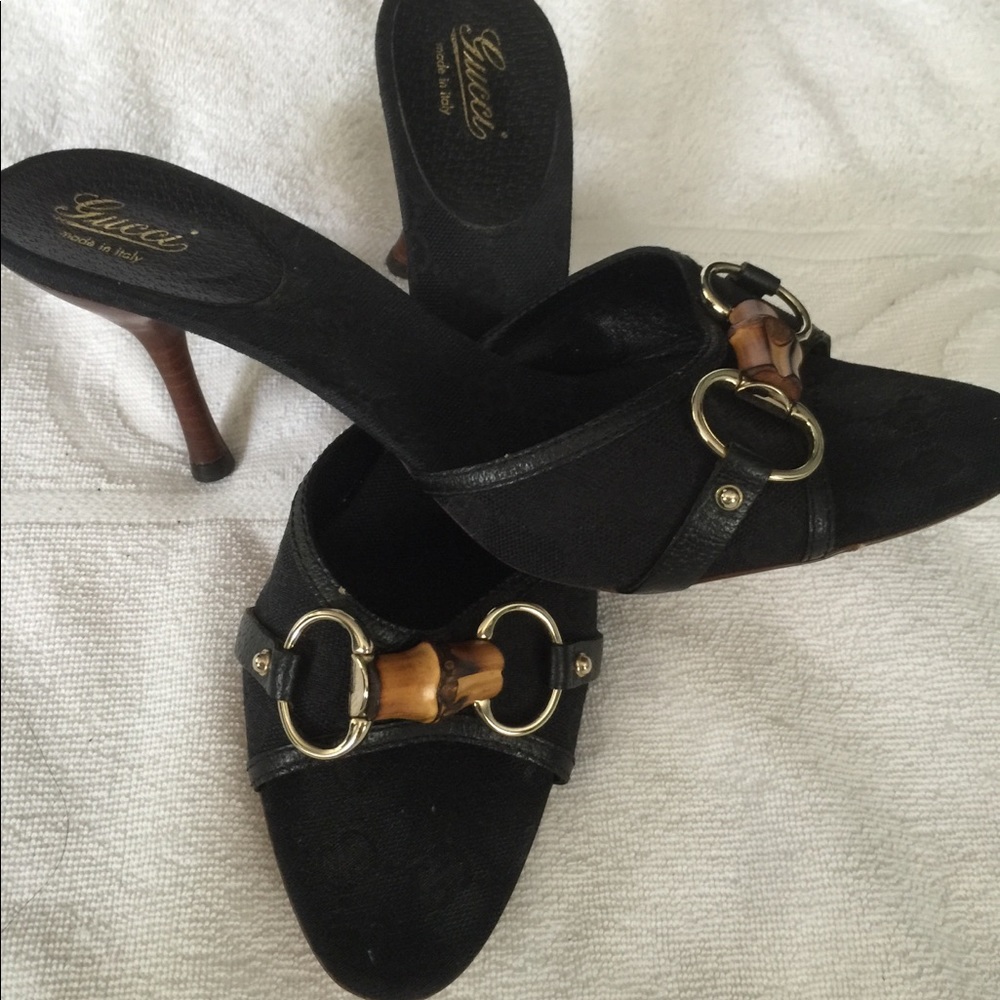 Gucci Bamboo Heel Sandals